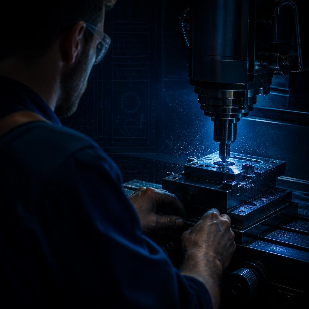 Aerospace precision machining and fabrication floor